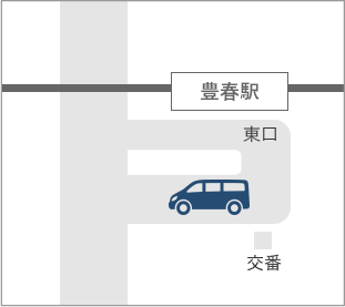 豊春駅シャトルバス停留所